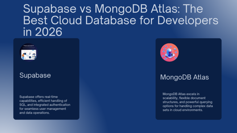 Supabase vs MongoDB Atlas: The Best Cloud Database for Developers in 2026