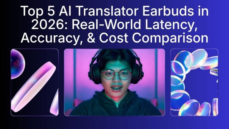Top 5 AI Translator Earbuds in 2026: Real-World Latency, Accuracy, & Cost Comparison