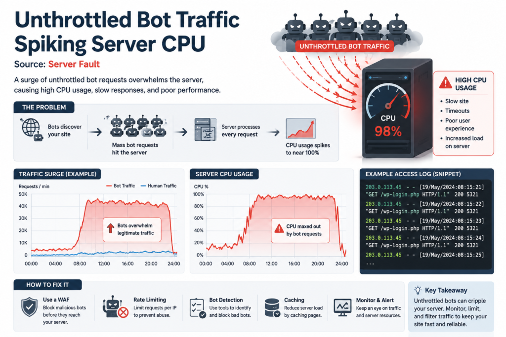 Unthrottled Bots Spike Server CPU